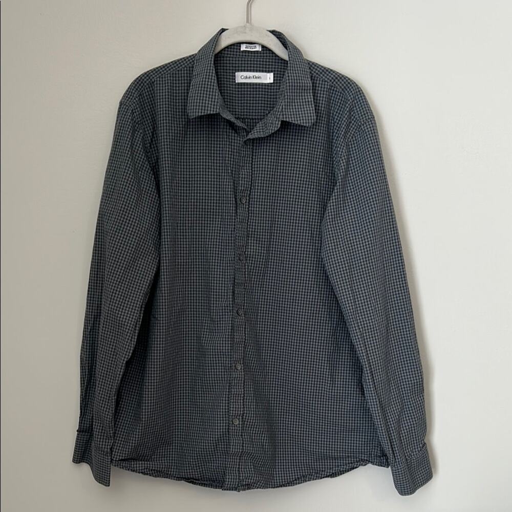 Calvin Klein Black Casual Button Down Shirt